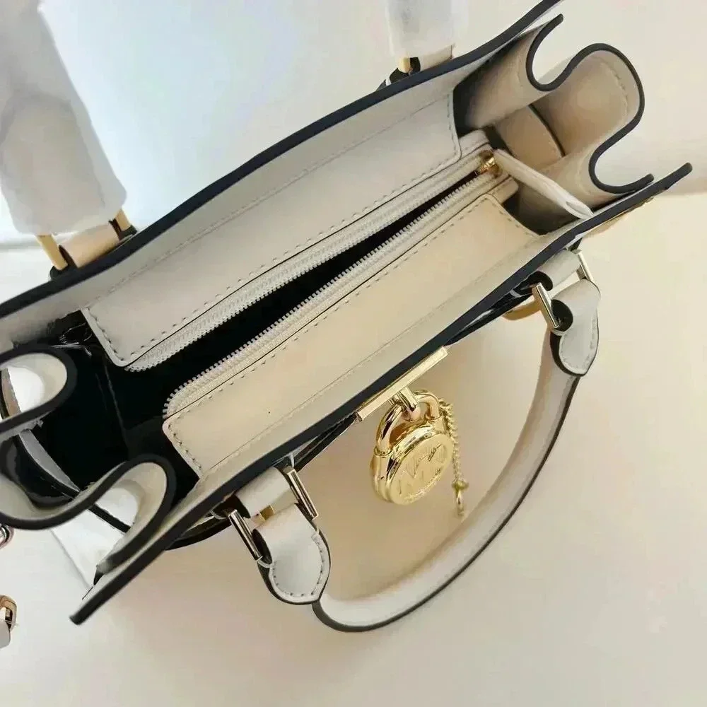 Michael Kors Purse Hamilton Satchel Crossbody Golden Rod Multi - Picture 7 of 9